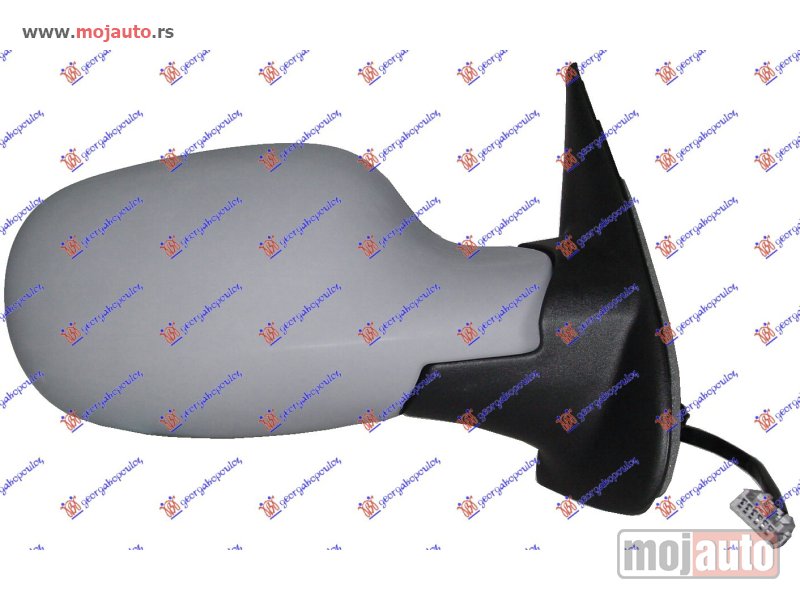 Glavna slika -  RETROVIZOR ELEKTRICNI PM -09 (KONVEKSNO STAKLO) Desno Nissan micra (k12) 02-10 -dostupno - MojAuto