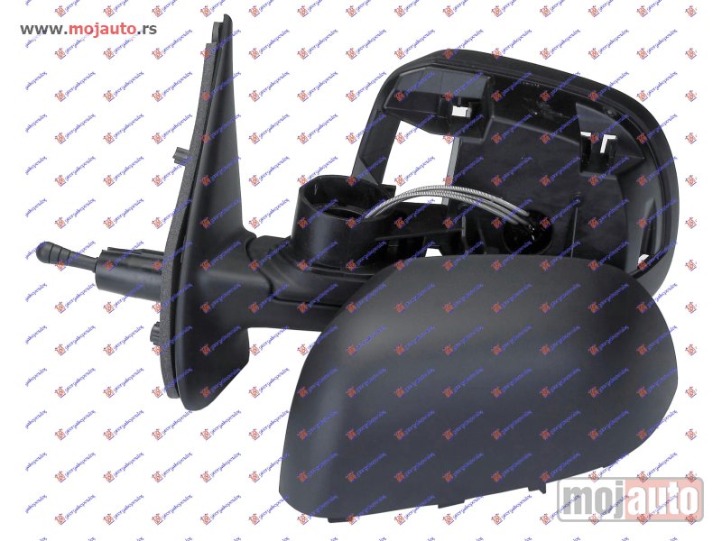 Glavna slika -  RETROVIZOR MEHANICKI SA SAJLOM PM 09- (A KVALITET) (KONVEKSNO STAKLO) Levo Nissan micra (k12) 02-10 -dostupno - MojAuto