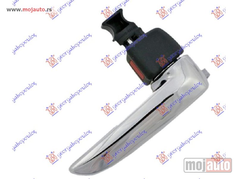 Glavna slika -  KVAKA PREDNJIH/ZADNJIH VRATA UNUTRASNJA HROM/CRNA Desno Mazda 6 02-08 -dostupno - MojAuto