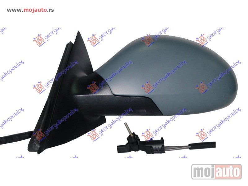 Glavna slika -  RETROVIZOR MEHANICKI SA SAJLOM PM (ASFERICNO STAKLO) Levo Seat cordoba 02-08 -dostupno - MojAuto