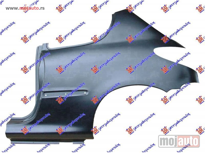 Glavna slika -  ZADNJI BLATOBRAN 3 VRATA Levo Peugeot 206 98-09 -dostupno - MojAuto