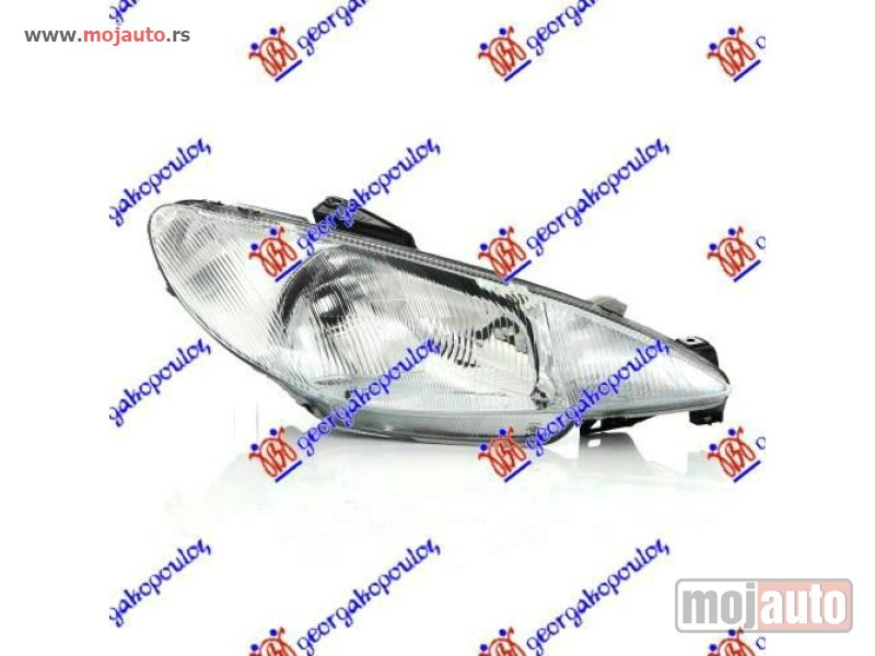 Glavna slika -  FAR ELEKTRICNI (DEPO) Desno Peugeot 206 98-09 -dostupno - MojAuto