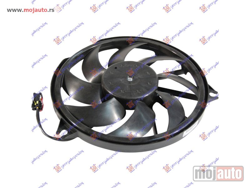 Glavna slika -  VENTILATOR (BENZIN/DIZEL) (+AC) (KOCKASTI KONEKTOR) Peugeot 206 98-09 -dostupno - MojAuto