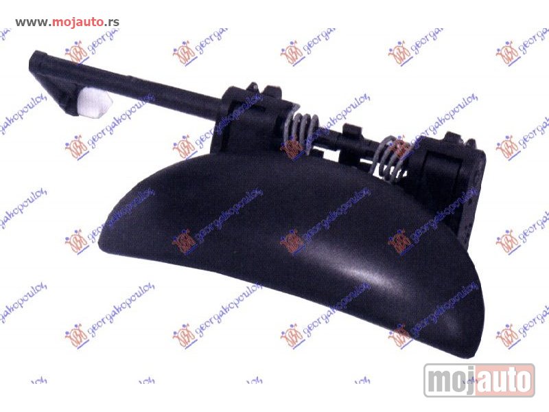 Glavna slika -  KVAKA PREDNJIH VRATA SPOLJASNJA Levo Peugeot 206 98-09 -dostupno - MojAuto