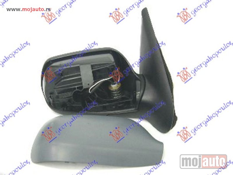 Glavna slika -  RETROVIZOR ELEKTRICNI SA GREJACEM PM (KONVEKSNO STAKLO) Desno Mazda 2 03-07 -dostupno - MojAuto