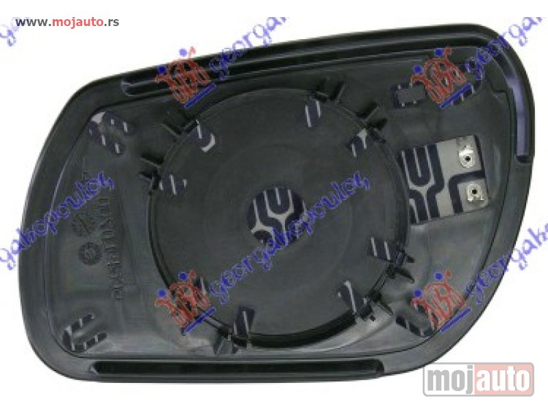 Glavna slika -  STAKLO RETROVIZORA SA GREJACEM (KONVEKSNO) Desno Mazda 3 sdn-h/b (bk) 04-08 -dostupno - MojAuto