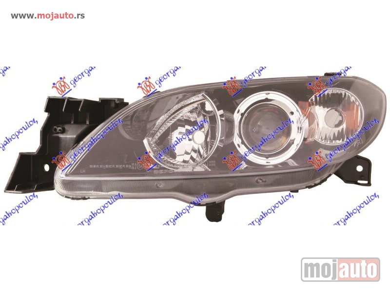 Glavna slika -  FAR ELEKTRICNI 4 VRATA (TYC) Levo Mazda 3 sdn-h/b (bk) 04-08 -dostupno - MojAuto