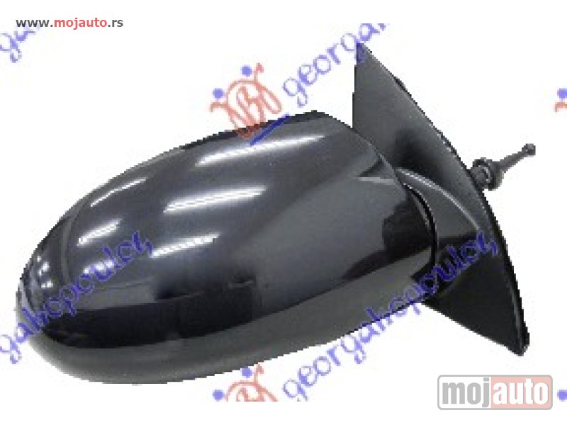 Glavna slika -  RETROVIZOR MEHANICKI SA SAJLOM PM (KONVEKSNO STAKLO) Desno Hyundai accent sdn 06-11 -dostupno - MojAuto