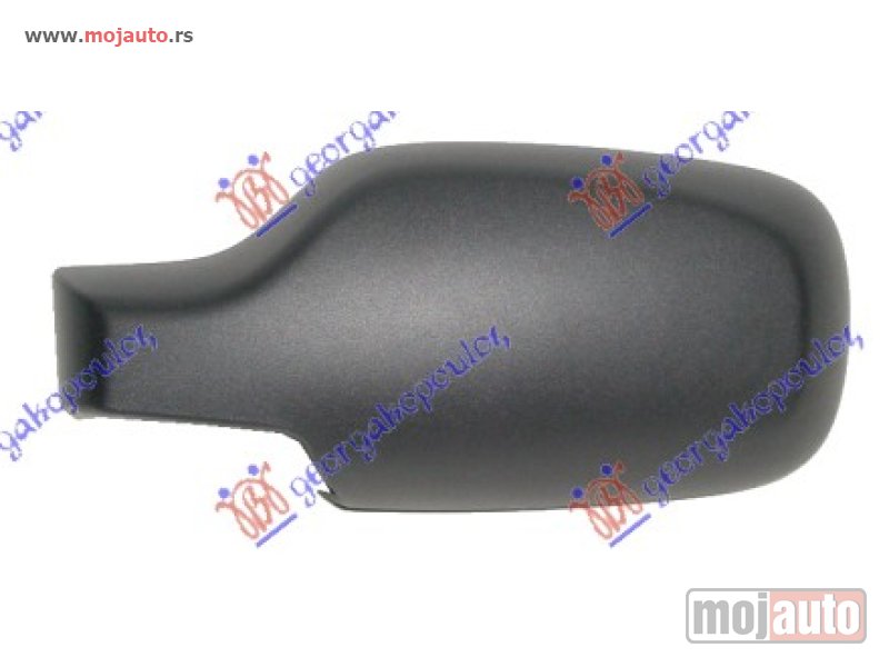 Glavna slika -  POKLOPAC RETROVIZORA CRNI Levo Renault clio 06-09 -dostupno - MojAuto