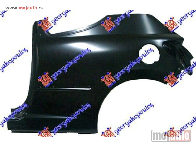 Glavna slika -  ZADNJI BLATOBRAN 3 VRATA Levo Peugeot 207 06-14 -nedostupno - MojAuto