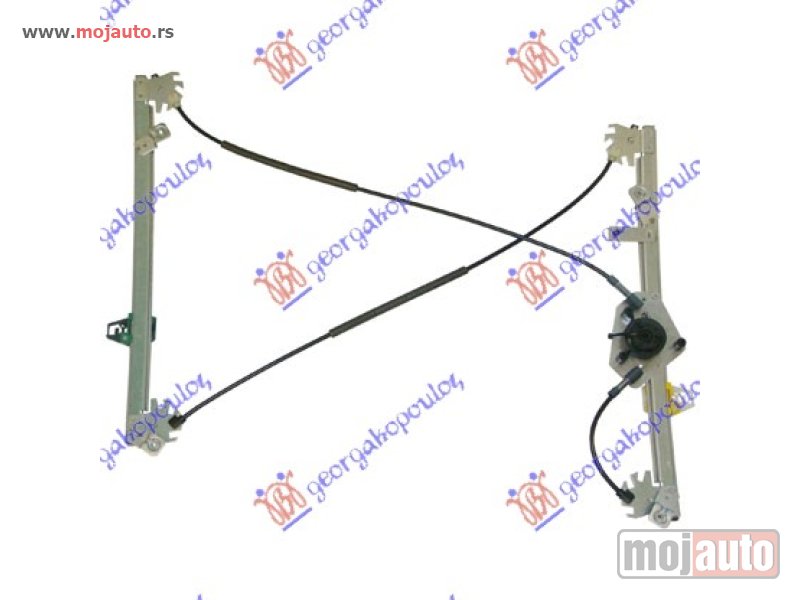 Glavna slika -  PODIZAC PREDNJEG PROZORA ELEKTRICNI (BEZ MOTORA) 3 VRATA Levo Renault megane sdn-h/b-l/b 02-05 -dostupno - MojAuto