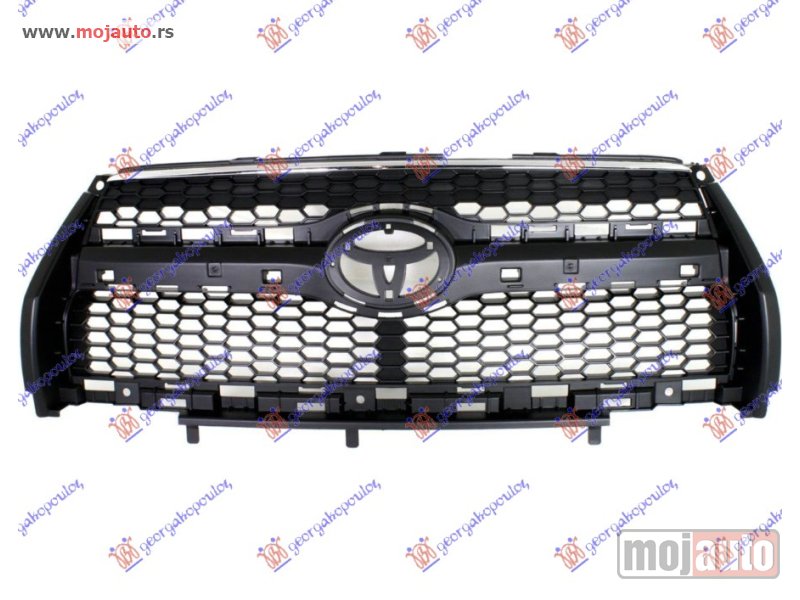 Glavna slika -  PVC MASKA CRNA (HROM LAJSNA) 2008- (LIMITED V6/SPORT PACK) Toyota rav 4 05-10 -dostupno - MojAuto