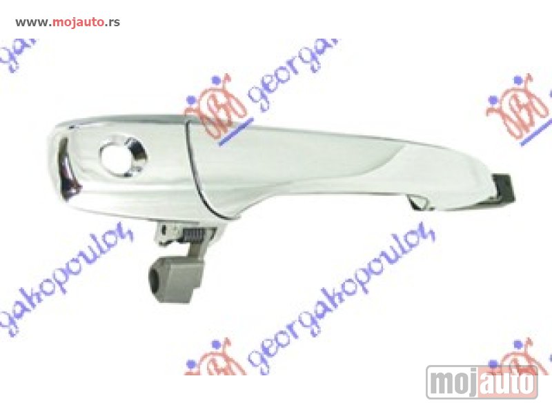 Glavna slika -  KVAKA PREDNJIH VRATA SPOLJASNJA HROM Levo Mazda p/u 2/4wd bt-50 06-13 -dostupno - MojAuto