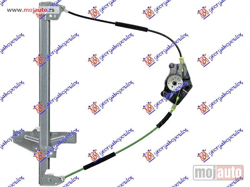 Glavna slika -  PODIZAC PREDNJEG PROZORA ELEKTRICNI (BEZ MOTORA) 5 VRATA/KARAVAN (A KVALITET) Levo Peugeot 307 01-05 -dostupno - MojAuto