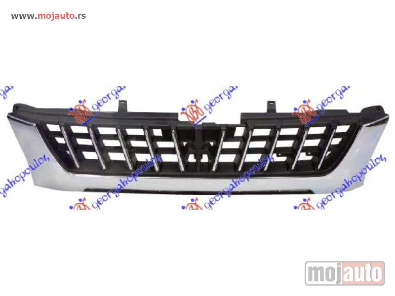 Glavna slika -  PVC MASKA HROM Mitsubishi p/u l200 99-01 -dostupno - MojAuto