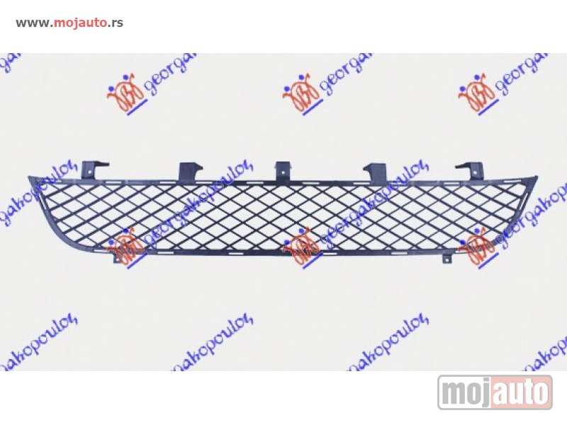 Glavna slika -  CENTRALNA RESETKA 4WD Mitsubishi p/u l200 06-10 -dostupno - MojAuto