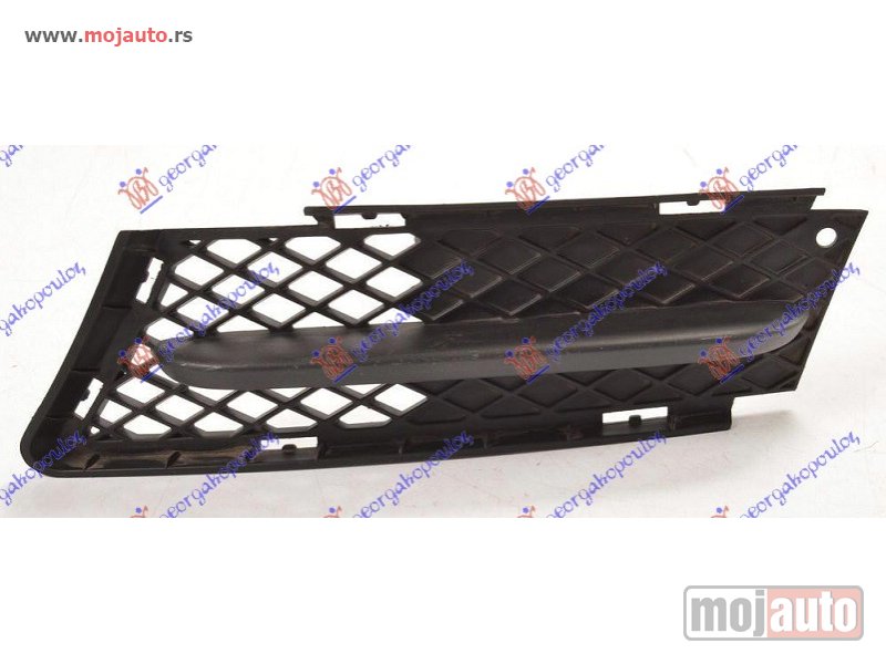 Glavna slika -  RESETKA PREDNJEG BRANIKA (SA LAJSNOM) Levo Bmw series 3 (e90/91) sdn/s.w. 05-08 -dostupno - MojAuto