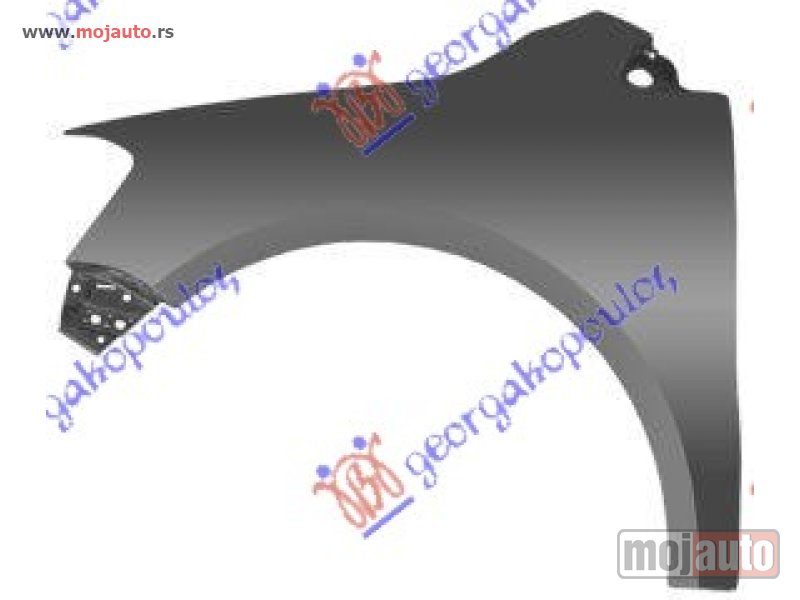 Glavna slika -  BLATOBRAN (BEZ OTVORA ZA MIGAVAC) Levo Vw fox 05-11 -dostupno - MojAuto