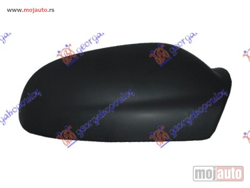Glavna slika -  POKLOPAC RETROVIZORA CRNI (SAMO ZA ZAMENSKI RETROVIZOR KRACI OD ORIGINALA) Desno Vw fox 05-11 -dostupno - MojAuto
