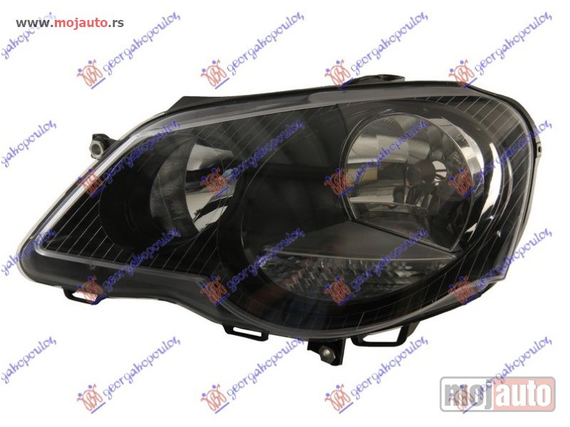 Glavna slika -  FAR GTI CRNI (TYC) Levo Vw polo 05-09 -dostupno - MojAuto