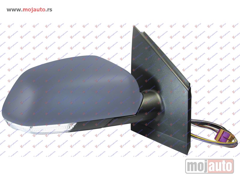 Glavna slika -  RETROVIZOR ELEKTRICNI SA GREJACEM PM (MIGAVAC) (KONVEKSNO STAKLO) Desno Vw polo 05-09 -dostupno - MojAuto
