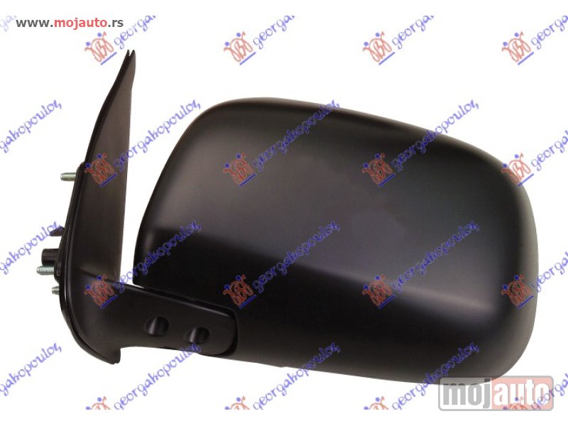 Glavna slika -  RETROVIZOR MEHANICKI CRNI (KONVEKSNO STAKLO) Levo Toyota hi-lux 2wd/4wd 05-09 -dostupno - MojAuto