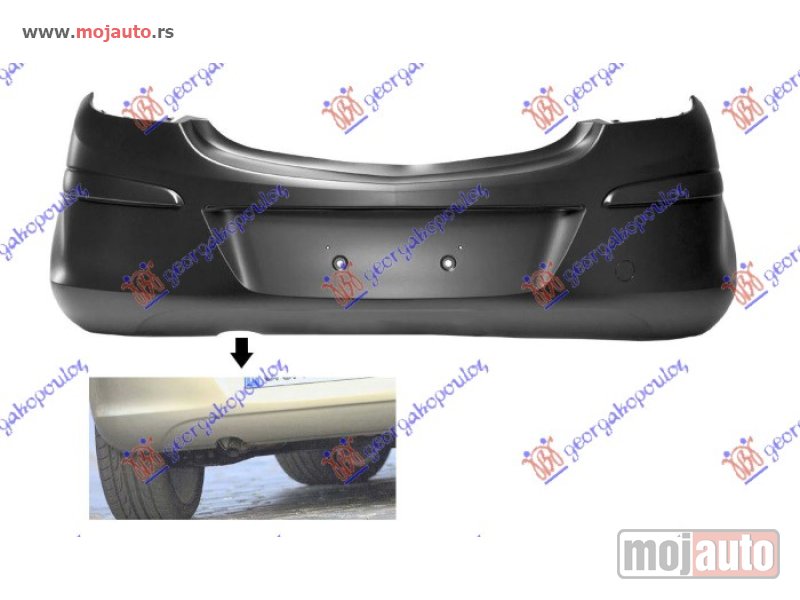 Glavna slika -  ZADNJI BRANIK 3 VRATA Opel corsa d 06-15 -dostupno - MojAuto