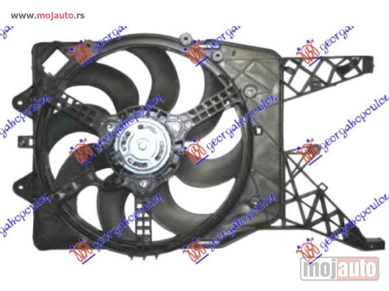 Glavna slika -  VENTILATOR KOMPLET (1.4/1.6 TURBO BENZIN - 1.3/1.7 CDTI DIZEL) (DUGULJASTI KONEKTOR) (300W) Opel corsa d 06-15 -dostupno - MojAuto