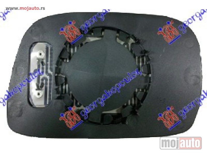 Glavna slika -  STAKLO RETROVIZORA SA GREJACEM (KONVEKSNO) Levo Suzuki wagon r 99-06 -dostupno - MojAuto