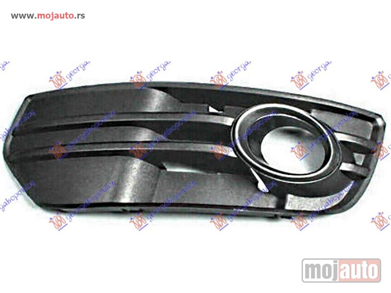 Glavna slika -  RESETKA PREDNJEG BRANIKA (SA MAGLENKOM) (HROM OKVIR) Levo Audi q5 08-12 -dostupno - MojAuto