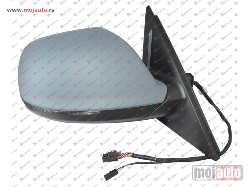 Glavna slika -  RETROVIZOR ELEKTRICNI SA GREJACEM PM (MIGAVAC) (A KVALITET) (KONVEKSNO STAKLO) Desno Audi q5 08-12 -dostupno - MojAuto