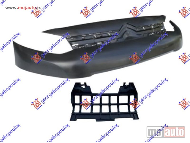 Glavna slika -  PREDNJI BRANIK GORNJI MAT-CRNI Citroen jumpy/space tourer 16- -dostupno - MojAuto