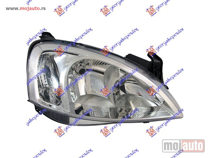 Glavna slika -  FAR ELEKTRICNI 2004- (H7/H1) (VALEO TIP) (DEPO) Desno Opel combo 00-12 -dostupno - MojAuto