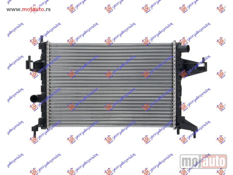 Glavna slika -  HLADNJAK MOTORA 1.4/1.8 (MAN) (+/-AC) (54x38) DIJAGONALNO Opel corsa c 00-06 -dostupno - MojAuto