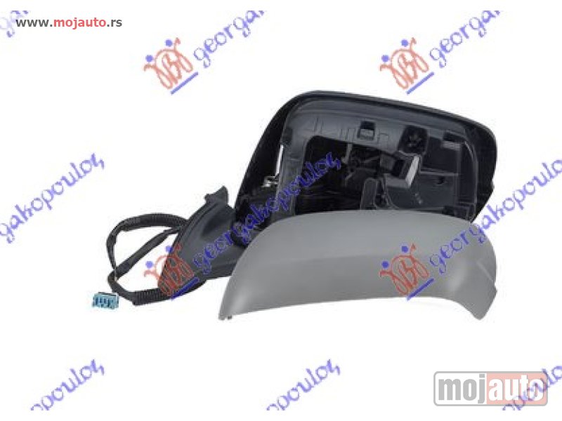 Glavna slika -  RETROVIZOR ELEKTRICNI PM (ELEKTRO-SKLOPIV) (KONVEKSNO STAKLO) Levo Honda jazz 08-11 -dostupno - MojAuto