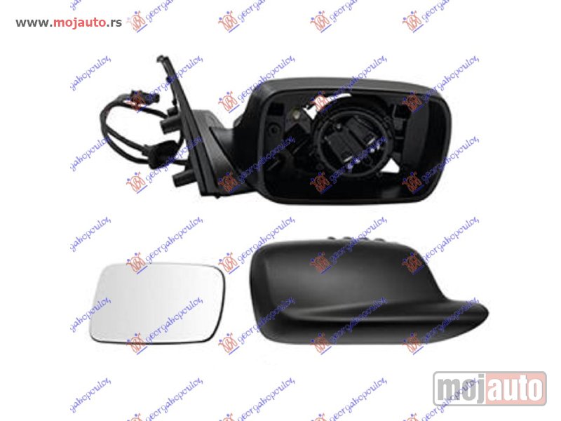 Glavna slika -  RETROVIZOR (SAMO KUCISTE) ELEKTRICNI SA GREJACEM Desno Bmw series 3 (e46) coupe/cabrio 99-03 -dostupno - MojAuto