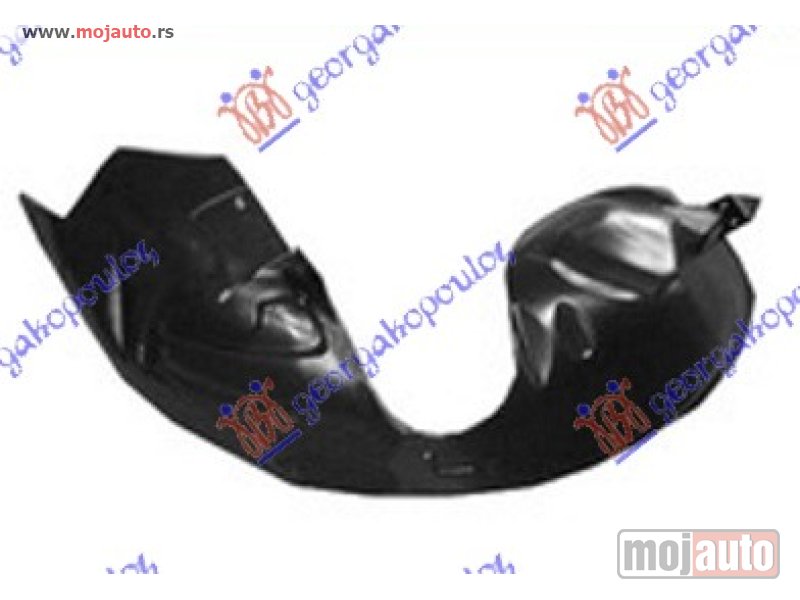 Glavna slika -  POTKRILO Desno Fiat fiorino 91-97 -dostupno - MojAuto