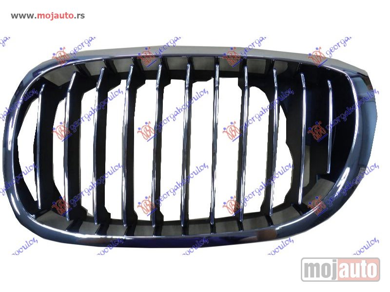 Glavna slika -  PVC MASKA HROM-HROM/CRNA Levo Bmw series 3 (e46) coupe/cabrio 03-06 -dostupno - MojAuto