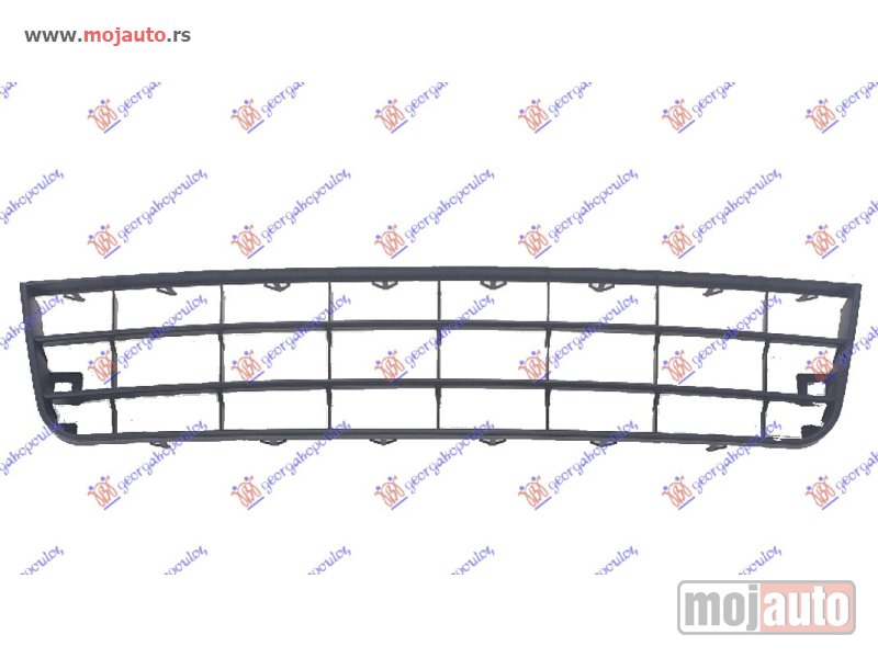 Glavna slika -  CENTRALNA RESETKA (2 LAJSNE) Vw golf v 04-08 -dostupno - MojAuto