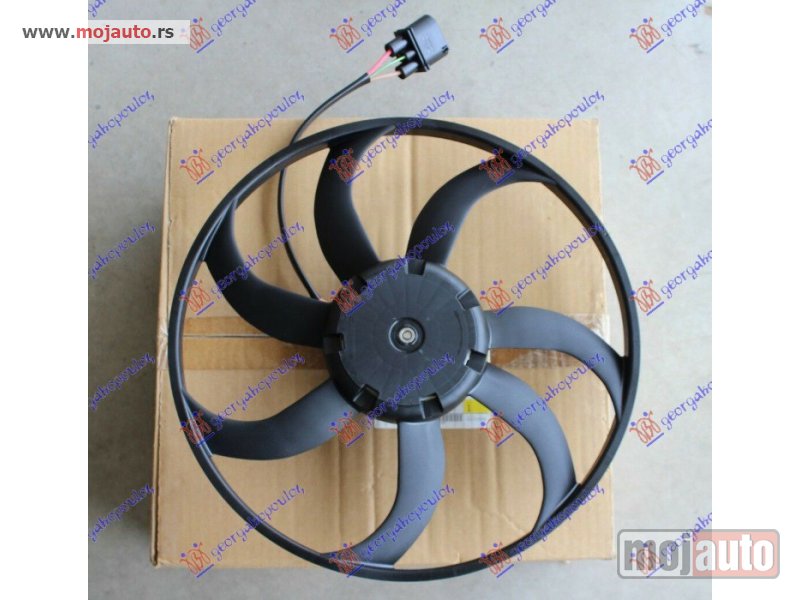 Glavna slika -  VENTILATOR (MOTOR+ELISA) (BENZIN/DIZEL) (41cm) (400W) Skoda octavia 5 08-13 -dostupno - MojAuto