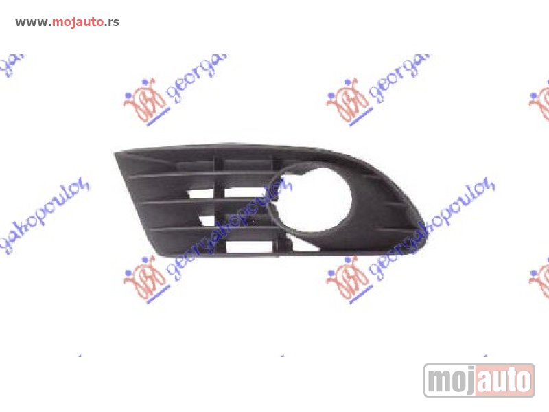 Glavna slika -  RESETKA PREDNJEG BRANIKA (SA MAGLENKOM) Levo Vw golf plus 04-09 -dostupno - MojAuto