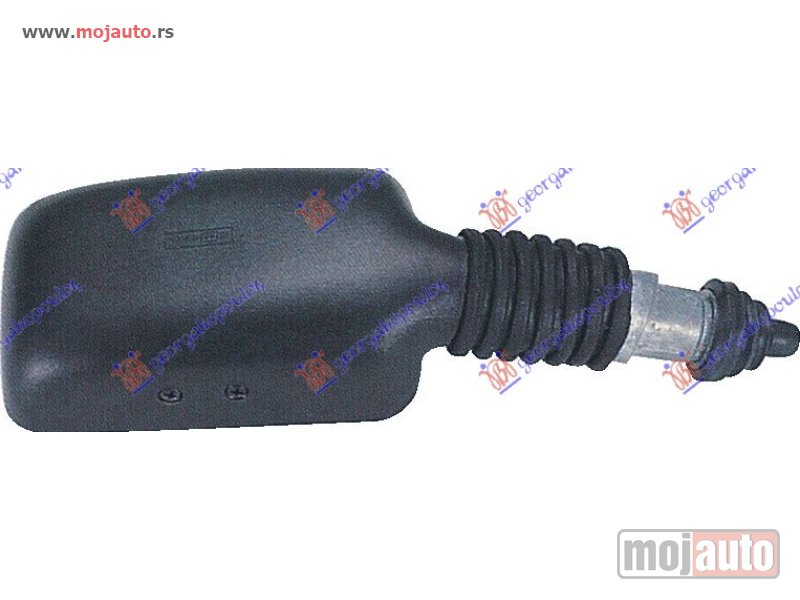 Glavna slika -  RETROVIZOR MEHANICKI SA RUCICOM (KONVEKSNO STAKLO) Desno Fiat fiorino 88-91 -dostupno - MojAuto