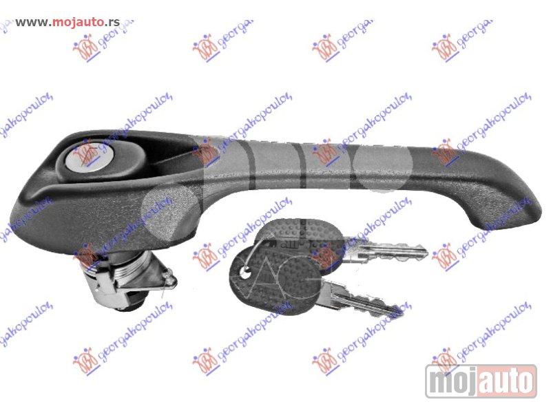 Glavna slika -  KVAKA PREDNJIH VRATA SPOLJASNJA KOMPLET 91- Desno Fiat tipo 93-95 -dostupno - MojAuto