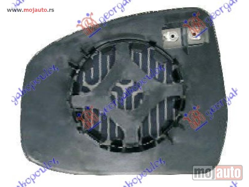 Glavna slika -  STAKLO RETROVIZORA SA GREJACEM (ASFERICNO) Desno Ford focus 08-11 -dostupno - MojAuto