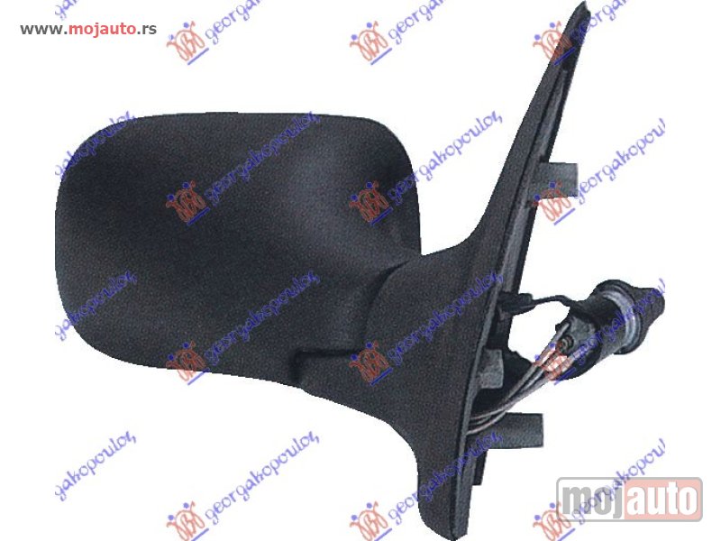 Glavna slika -  RETROVIZOR MEHANICKI SA SAJLOM 3 VRATA (KONVEKSNO STAKLO) Desno Fiat punto gt 96-99 -dostupno - MojAuto