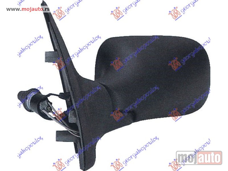 Glavna slika -  RETROVIZOR MEHANICKI SA SAJLOM 3 VRATA (RAVNO STAKLO) Levo Fiat punto 95-99 -dostupno - MojAuto
