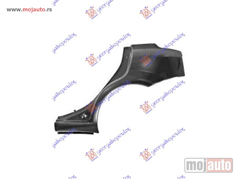 Glavna slika -  ZADNJI BLATOBRAN 5 VRATA Levo Fiat grande punto 05-12 -dostupno - MojAuto