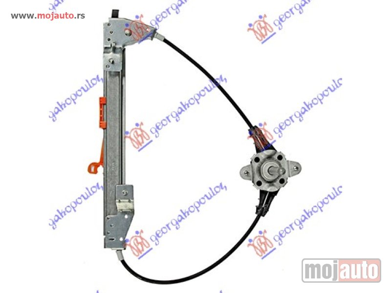 Glavna slika -  PODIZAC ZADNJEG PROZORA MEHANICKI (A KVALITET) Levo Fiat grande punto 05-12 -dostupno - MojAuto