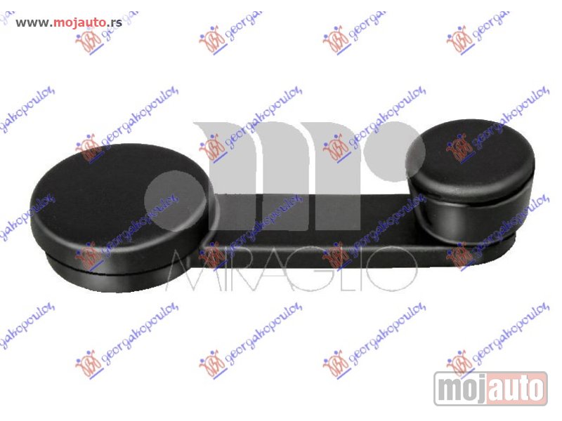 Glavna slika -  RUCICA ZA PODIZANJE PROZORA Fiat seicento 98-01 -dostupno - MojAuto