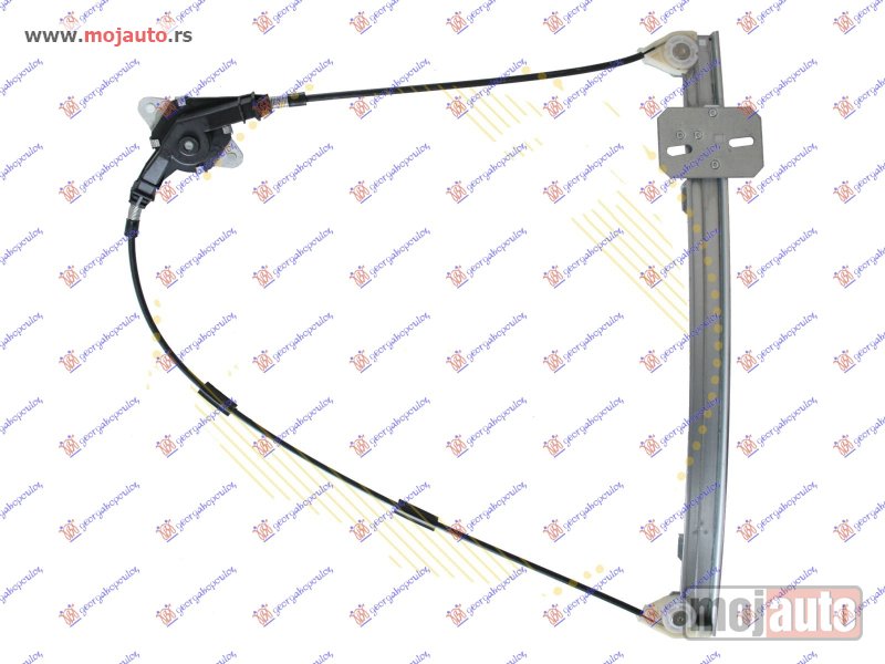 Glavna slika -  PODIZAC PREDNJEG PROZORA MEHANICKI (A KVALITET) Levo Fiat cinquecento 93-98 -dostupno - MojAuto